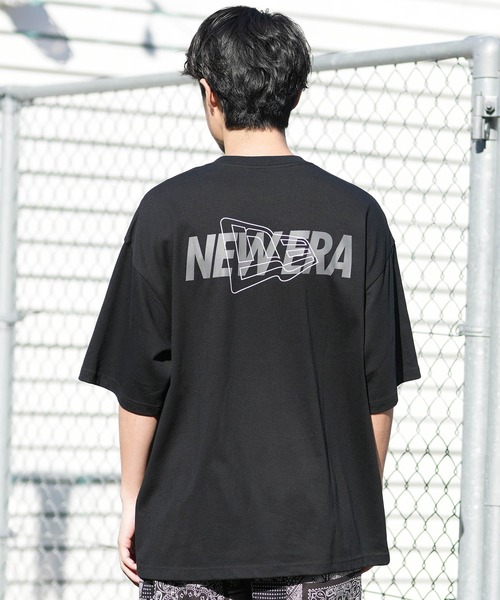 ニューエラ tシャツ 速乾 NEW ERA/ニューエラ 半袖 Tシャツ オーバーサイズド Overlap Logo パフォーマンスアパレル バックプリント 吸汗速乾 | NEW ERA | 10