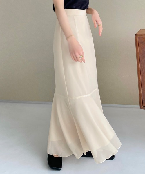 「callautia」 スカート MEDIUM アイボリー レディース_画像7