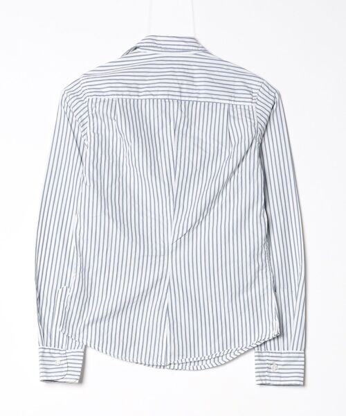 「Frank&Eileen」 ストライプ柄長袖シャツ XX-SMALL ブルー メンズ_画像2