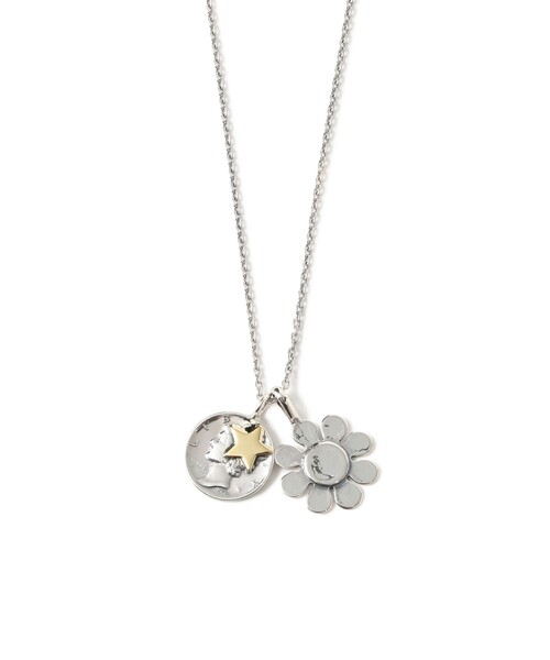 ネックレス NORTH WORKS / Flower Coin Necklace メンズ レディースの画像