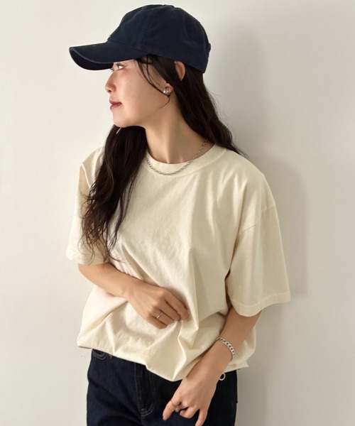 Niell tシャツ 半袖 ハイグレードコットンガーメントダイTシャツ/5.6