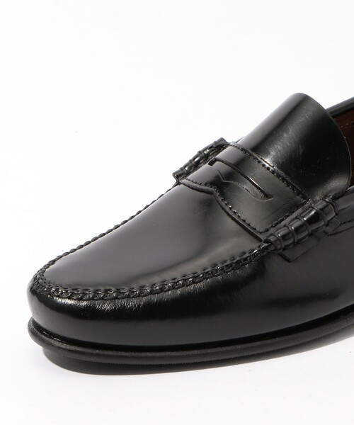Castellano ブラックレザー プレートローファー ローファー CASTELLANO コインローファー メンズ : ZOZOTOWN Yahoo!店