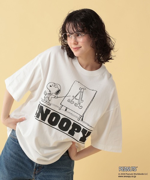 George's tシャツ 「PEANUTS」スヌーピー加工プリントTシャツ「UNISEX