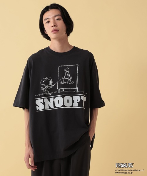 George's tシャツ 「PEANUTS」スヌーピー加工プリントTシャツ「UNISEX
