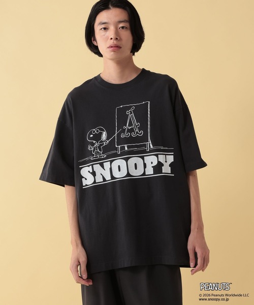 George's tシャツ 「PEANUTS」スヌーピー加工プリントTシャツ「UNISEX