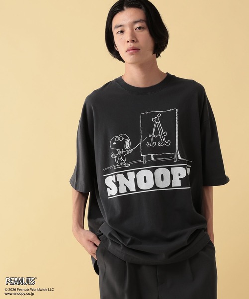 George's tシャツ 「PEANUTS」スヌーピー加工プリントTシャツ「UNISEX