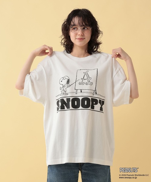 George's tシャツ 「PEANUTS」スヌーピー加工プリントTシャツ「UNISEX