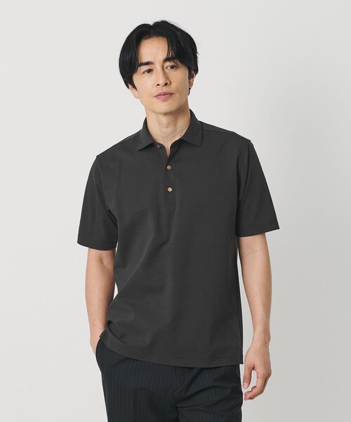 未使用 H BEAUTY&YOUTH ユナイテッド アローズ ポロシャツ 黒 M BEAUTY＆YOUTH UNITED ARROWS ポロシャツ クール ハイゲージ