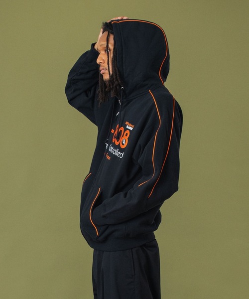 XLARGE（エクストラ ラージ） ジップアップパーカー L ブラック メンズ