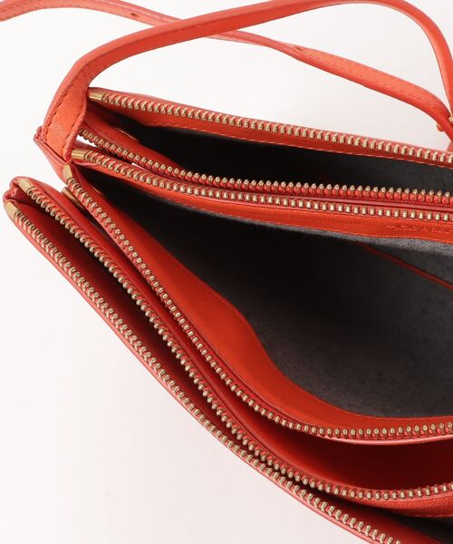 CELINE（セリーヌ） トリオ ショルダーバッグ - オレンジ レディース