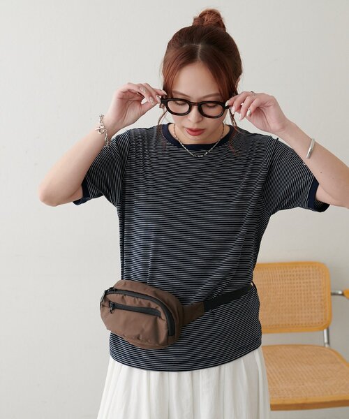 Discoat（ディスコート） tシャツ 半袖 「WEB限定」リンガーシアー