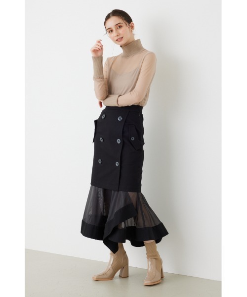 「rienda」 スカート SMALL ベージュ レディース_画像8
