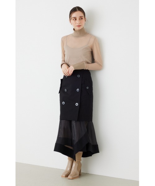 「rienda」 スカート SMALL ベージュ レディース_画像9
