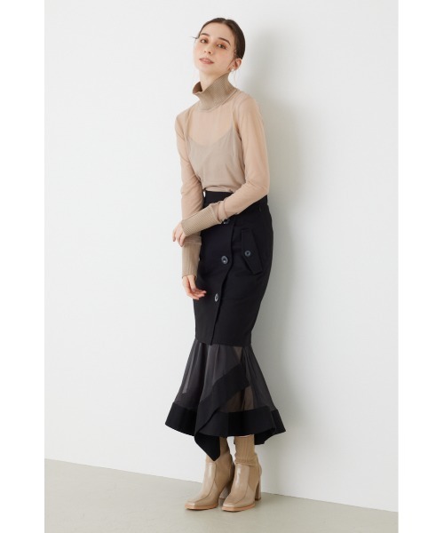 「rienda」 スカート SMALL ベージュ レディース_画像10