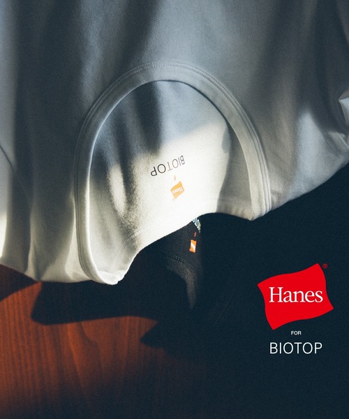 tシャツ WOMEN「Hanes for BIOTOP」TRIBLEND CREW NECK T-SHIRTS 2P EX レディースの画像