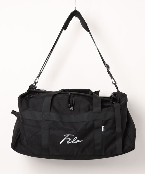 Black Flys ボストン　ショルダー　バッグ　3way FILA（フィラ） ボストンバッグ 3WAY ボストンバッグ リュック
