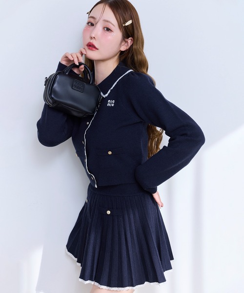 「one after another NICE CLAUP」 セットアップ FREE ネイビー レディース_画像5