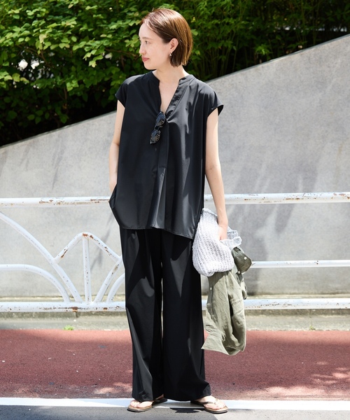 SLOBE IENA パンツスーツ　ネイビー　38 SLOBE IENA（スローブイエナ） セットアップ 38 ネイビー レディース