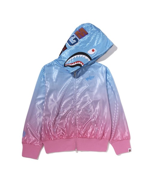 パーカー DIP DYE SHARK FULL ZIP HOODIE レディースの画像