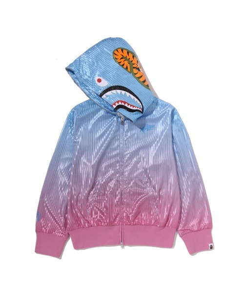 パーカー DIP DYE SHARK FULL ZIP HOODIE レディースの画像