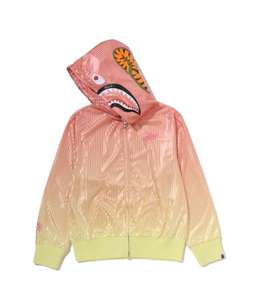 パーカー DIP DYE SHARK FULL ZIP HOODIE レディースの画像