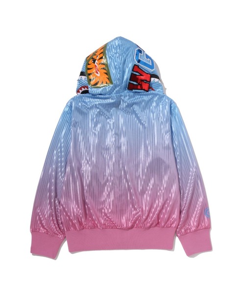パーカー DIP DYE SHARK FULL ZIP HOODIE レディースの画像