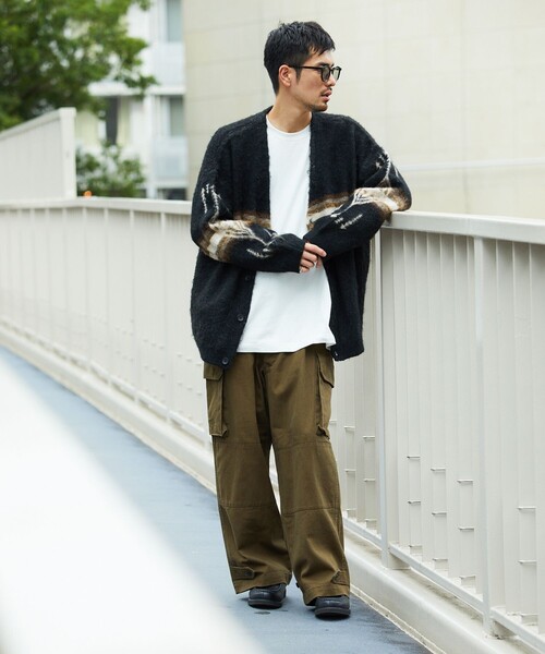 「PENDLETON」 ニットカーディガン LARGE オフホワイト メンズ_画像4