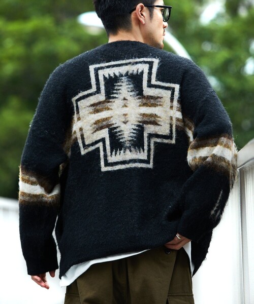 新品未使用　PENDLETON ジャケット カーディガン　セーター　ウール PENDLETON（ペンドルトン） ニットカーディガン LARGE オフホワイト