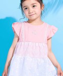 tシャツ 「接触冷感」レースティアード半袖Tシ...の詳細画像2