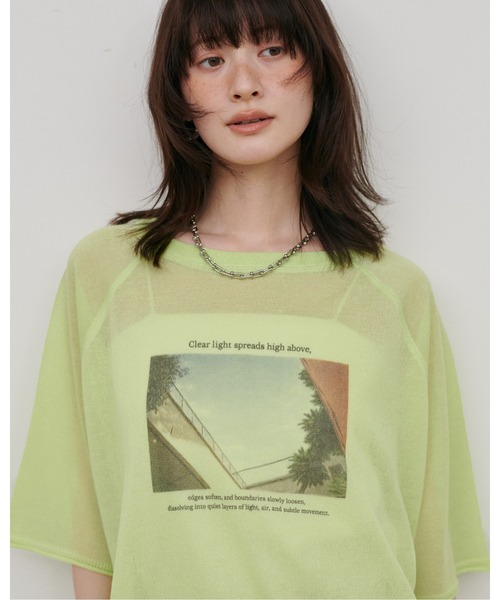 tシャツ 「LARUTA」フォトロゴニットTEE レディース | LARUTA