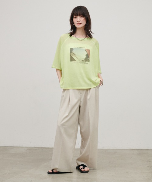 tシャツ 「LARUTA」フォトロゴニットTEE レディース | LARUTA | 19