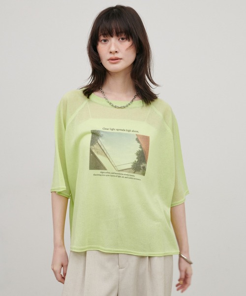 tシャツ 「LARUTA」フォトロゴニットTEE レディース | LARUTA | 16
