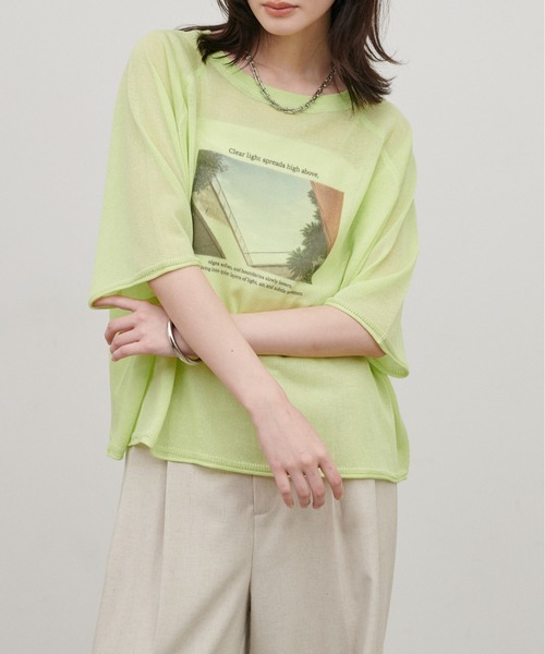 tシャツ 「LARUTA」フォトロゴニットTEE レディース | LARUTA | 17