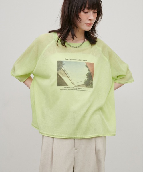 tシャツ 「LARUTA」フォトロゴニットTEE レディース | LARUTA | 18