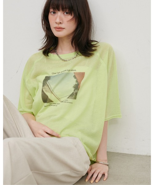 tシャツ 「LARUTA」フォトロゴニットTEE レディース | LARUTA | 15