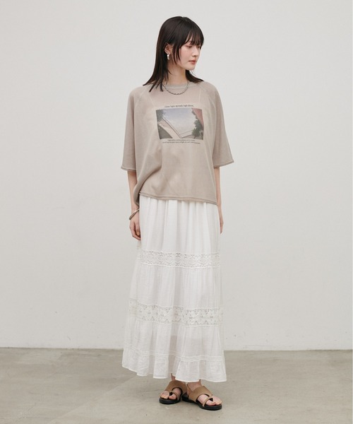 tシャツ 「LARUTA」フォトロゴニットTEE レディース | LARUTA | 12