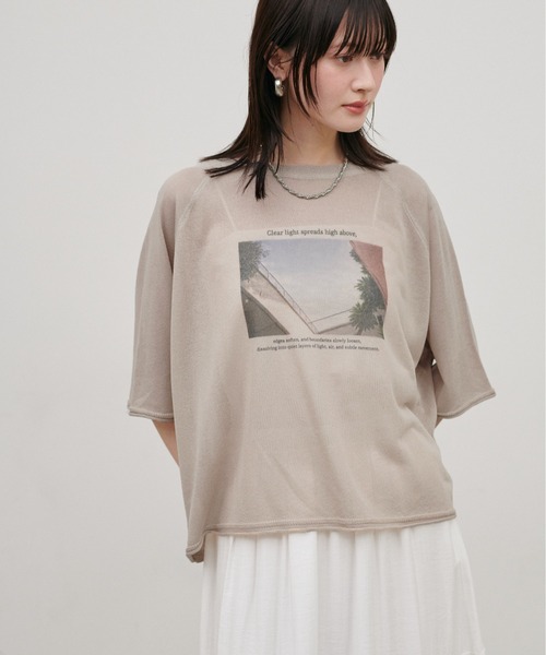 tシャツ 「LARUTA」フォトロゴニットTEE レディース | LARUTA | 10