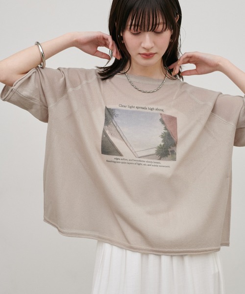 tシャツ 「LARUTA」フォトロゴニットTEE レディース | LARUTA | 11