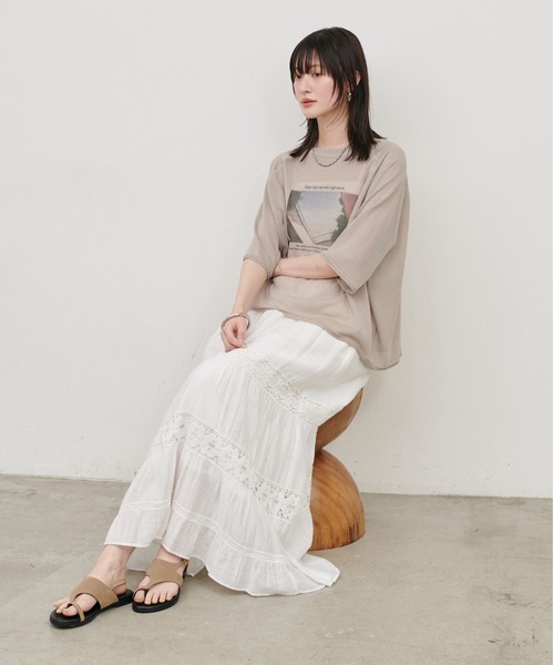 tシャツ 「LARUTA」フォトロゴニットTEE レディース | LARUTA | 14