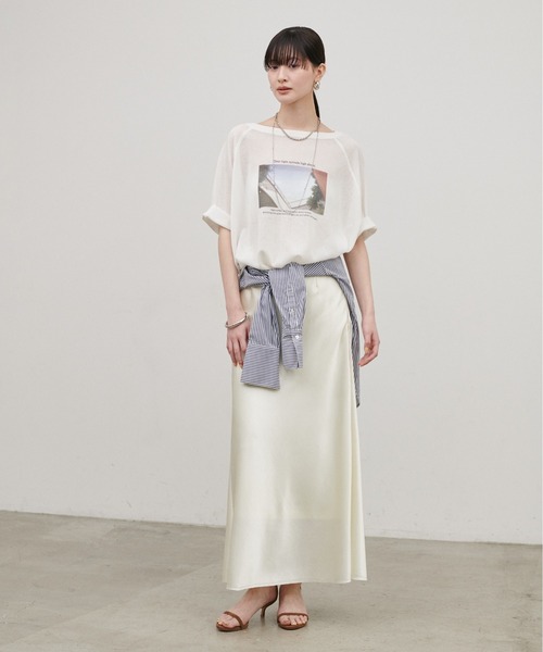 tシャツ 「LARUTA」フォトロゴニットTEE レディース | LARUTA | 09