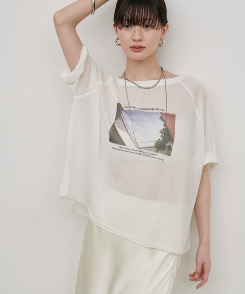 tシャツ 「LARUTA」フォトロゴニットTEE レディース | LARUTA | 05