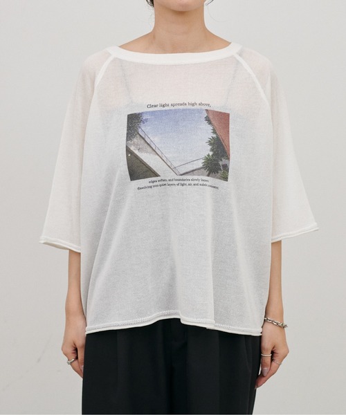 tシャツ 「LARUTA」フォトロゴニットTEE レディース | LARUTA | 20