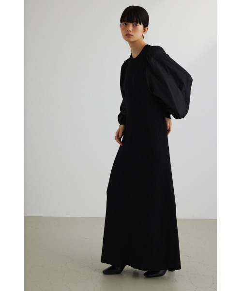 「STYLEMIXER」 ニットワンピース MEDIUM ブラック レディース_画像5