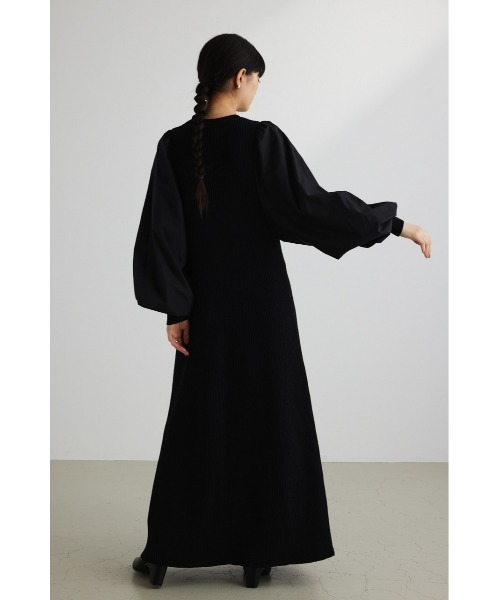 「STYLEMIXER」 ニットワンピース MEDIUM ブラック レディース_画像8
