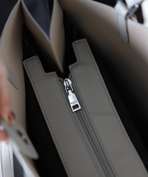 「GUSCIO」 2WAYバッグ FREE グレー レディース_画像8