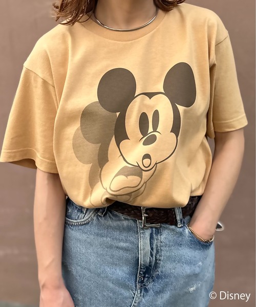 Disney（ディズニー） tシャツ 半袖 「」別注/ミッキーマウス / SHADOW