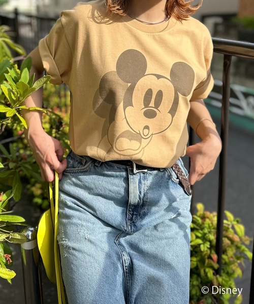 Disney（ディズニー） tシャツ 半袖 「」別注/ミッキーマウス / SHADOW
