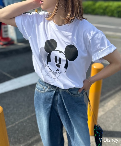 Disney（ディズニー） tシャツ 半袖 「」別注/ミッキーマウス / SHADOW