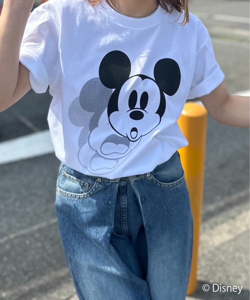 Disney（ディズニー） tシャツ 半袖 「」別注/ミッキーマウス / SHADOW