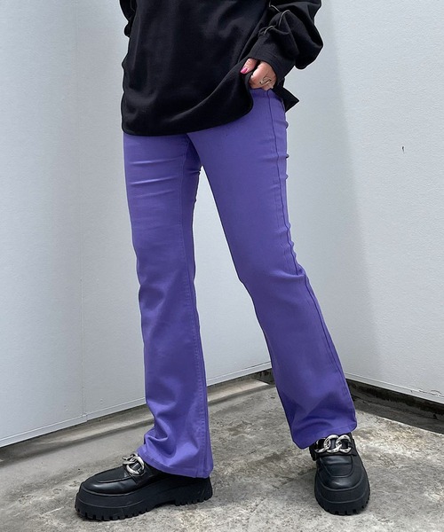 PAGEBOY（ページボーイ） ブーツカットデニムパンツ 26inch ロイヤル 